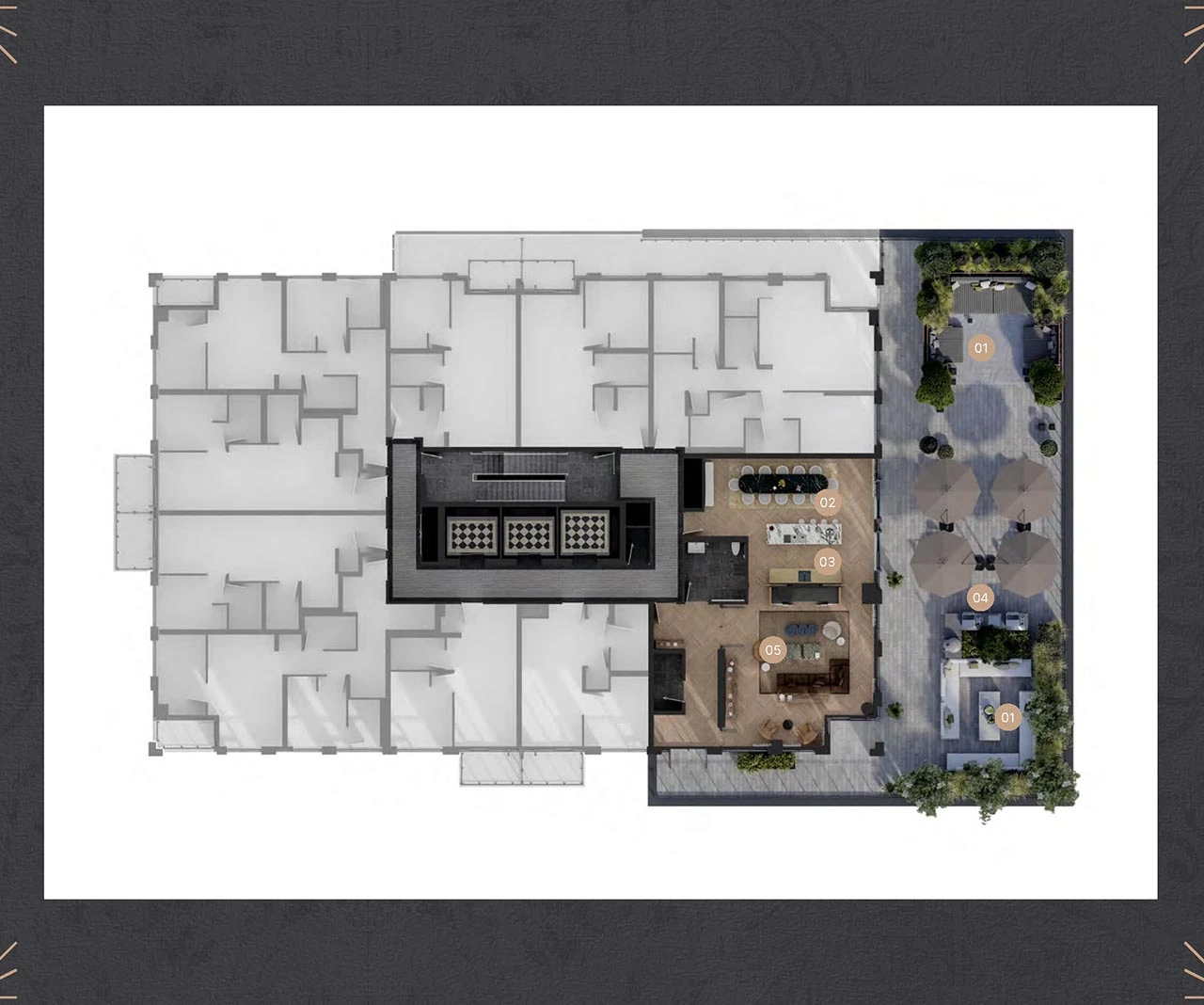 Raglan House - 2D Plans 9th Floor-toronto